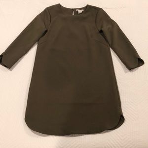 Green Fall 3/4 Sleeve Dress!